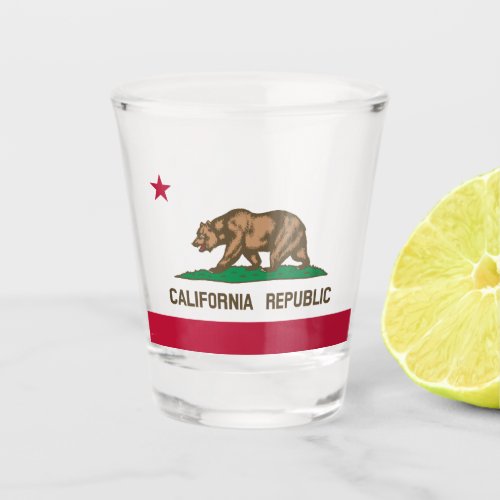 State Flag of California Shot Glass