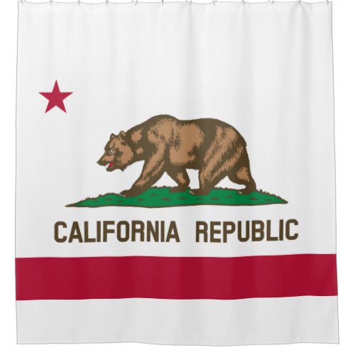 State Flag of California Shower Curtain