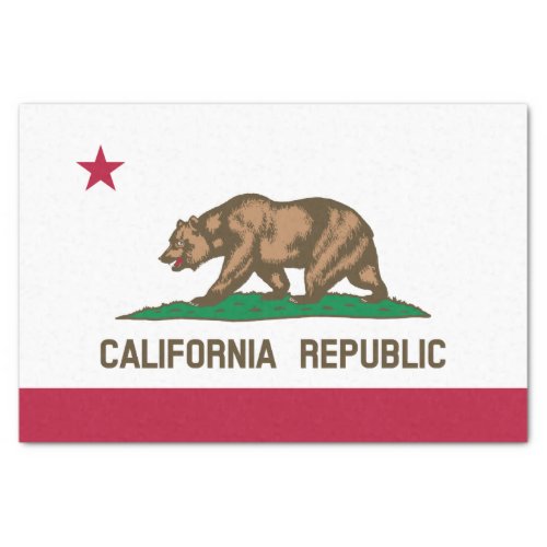 State Flag of California Tissue Paper