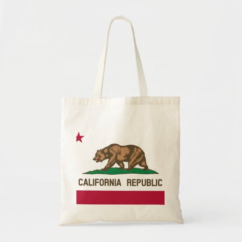 State Flag of California Tote Bag