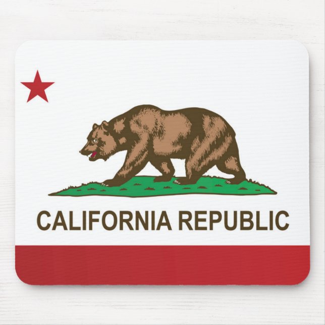 State Flag of California, USA Mouse Pad (Front)