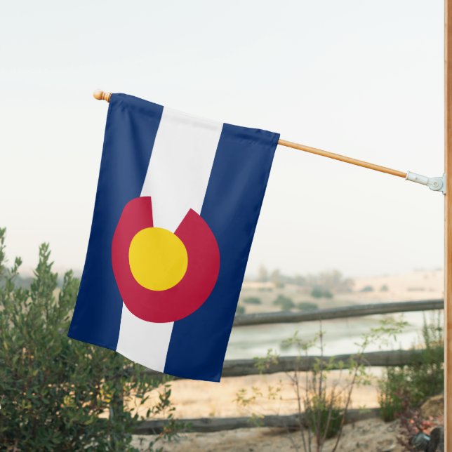 State Flag of Colorado (CO, USA) (Insitu (Back))