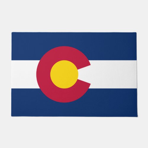 State Flag of Colorado Doormat