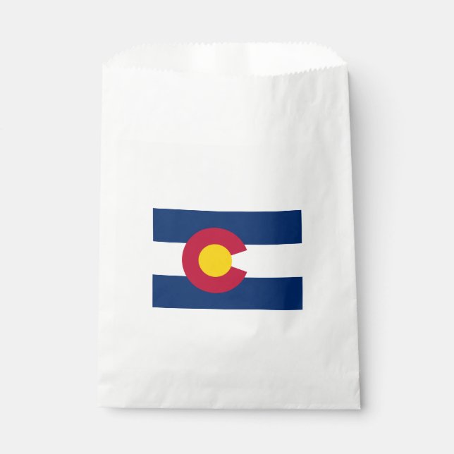 State Flag of Colorado Favor Bag (Front)