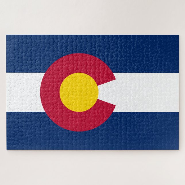 State Flag of Colorado Jigsaw Puzzle (Horizontal)