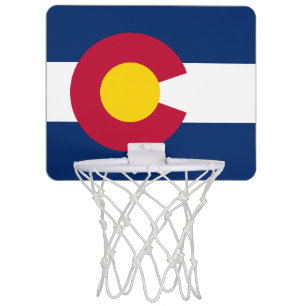 State Flag of Colorado Mini Basketball Hoop