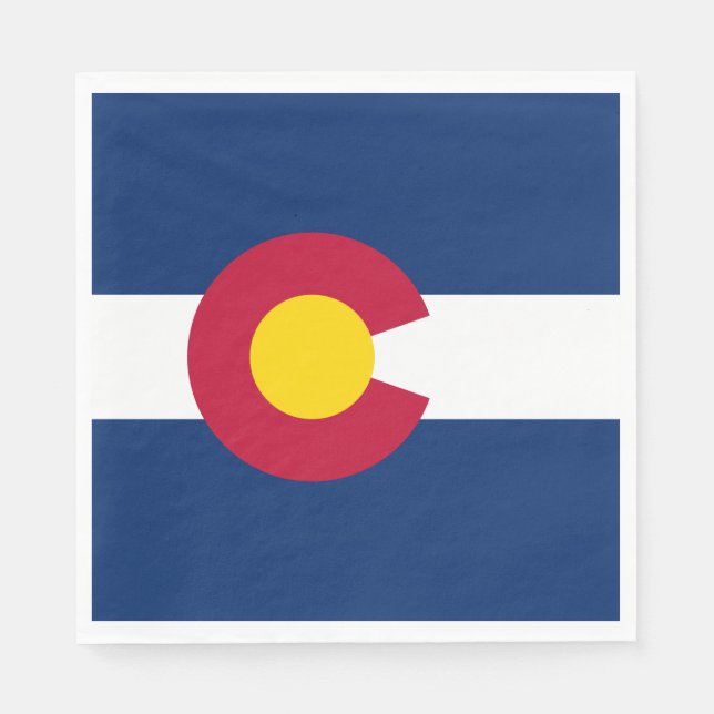 State Flag of Colorado Napkins (Front)