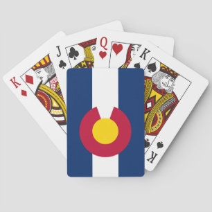 State Flag of Colorado Poker Cards