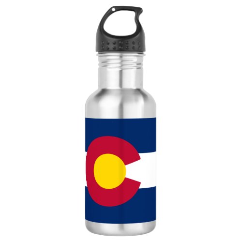 State Flag of Colorado Stainless Steel Water Bottle