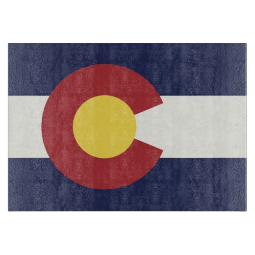 State Flag of Colorado USA Cutting Board