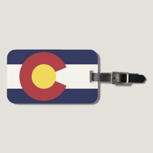 State Flag of Colorado, USA Luggage Tag
