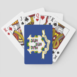 State Flag of Connecticut Poker Cards