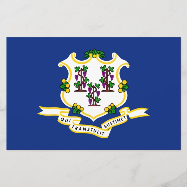 State Flag of Connecticut Stationery (Front)