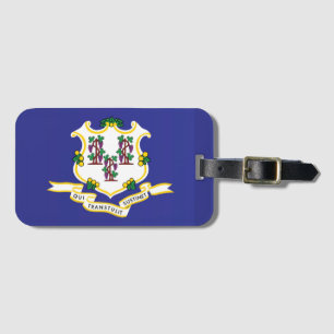 State Flag of Connecticut, USA Luggage Tag