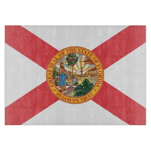 State Flag of Florida USA Cutting Board