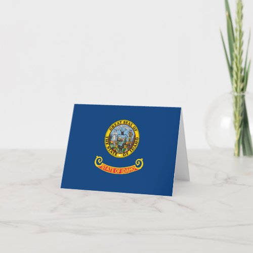 State flag of Idaho Card