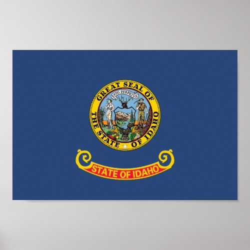 State flag of Idaho Poster