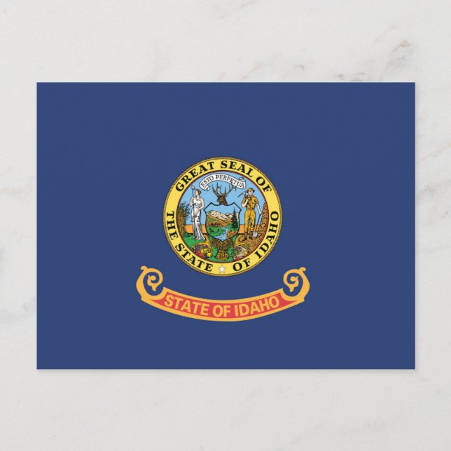 State Flag of Idaho, USA Postcard (Front)