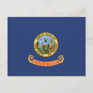 State Flag of Idaho, USA Postcard