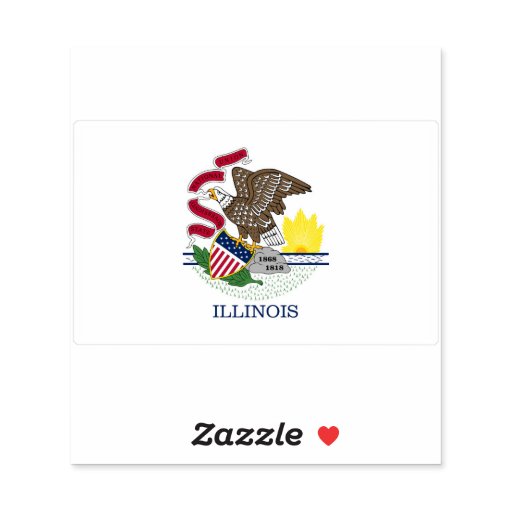 State flag of Illinois Sticker