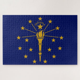 State Flag of Indiana Jigsaw Puzzle