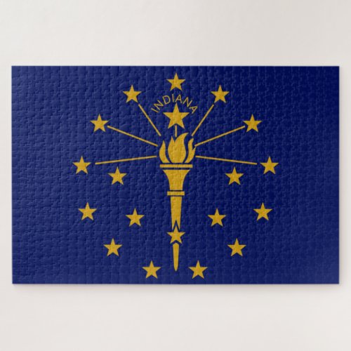 State Flag of Indiana Jigsaw Puzzle