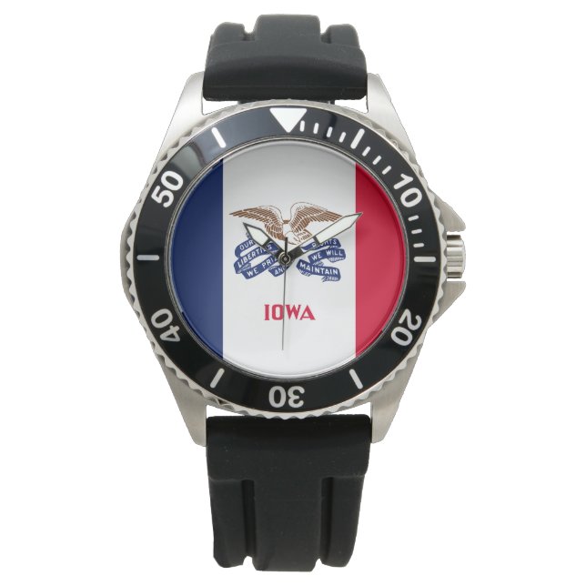 State Flag of Iowa Watch (Front)