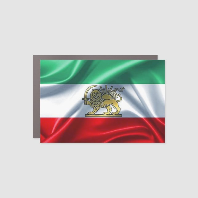 State flag of Iran 1964-1980 Car Magnet (Front)