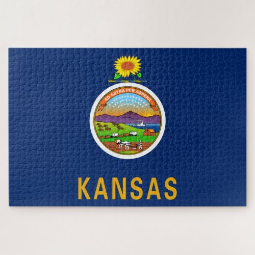 State Flag of Kansas Jigsaw Puzzle