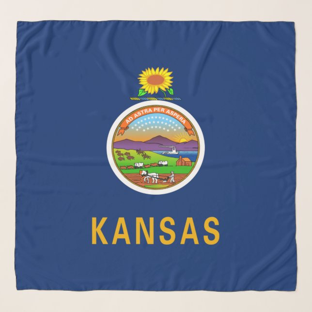 State Flag of Kansas Scarf (Front)