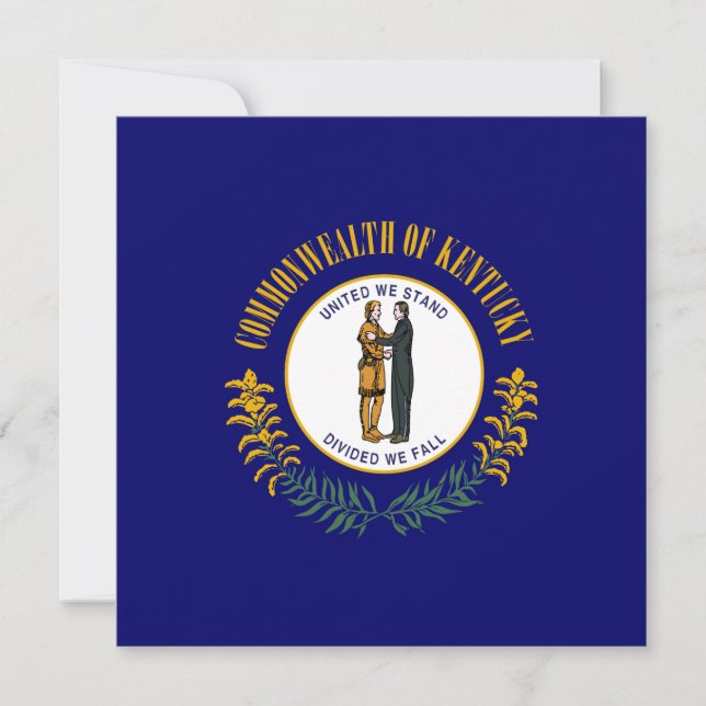 State Flag of Kentucky Card (Front)