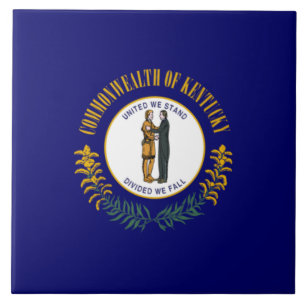 State Flag of Kentucky Ceramic Tile