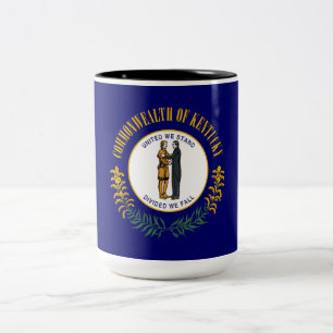 State Flag of Kentucky Two-Tone Coffee Mug
