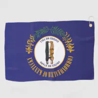 Flag of Kentucky Golf Towel