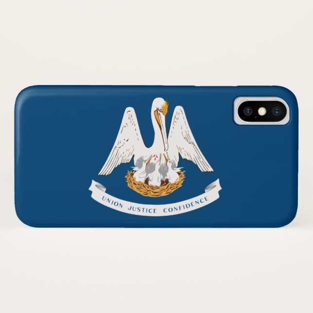 State Flag of Louisiana Case-Mate iPhone Case (Back (Horizontal))