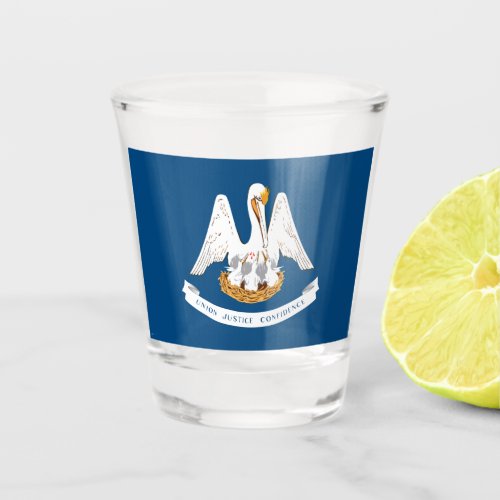 State Flag of Louisiana Shot Glass