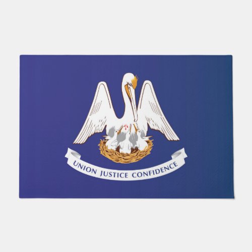 State Flag of Louisiana USA Doormat