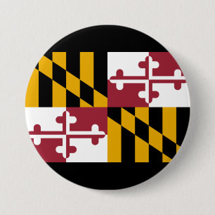 State Flag of Maryland Button