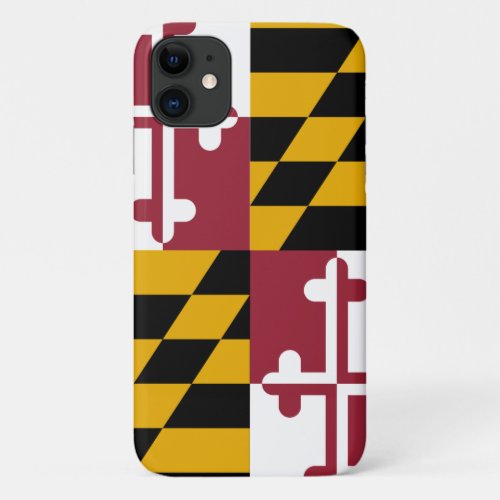 State Flag of Maryland iPhone 11 Case