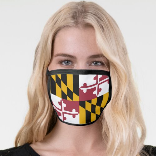 State Flag of Maryland Face Mask