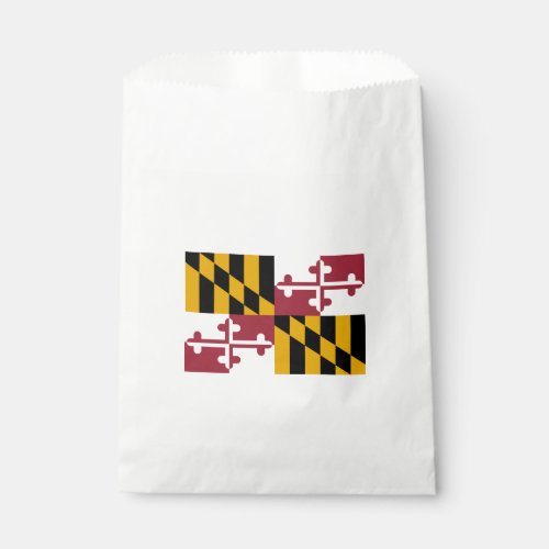 State Flag of Maryland Favor Bag