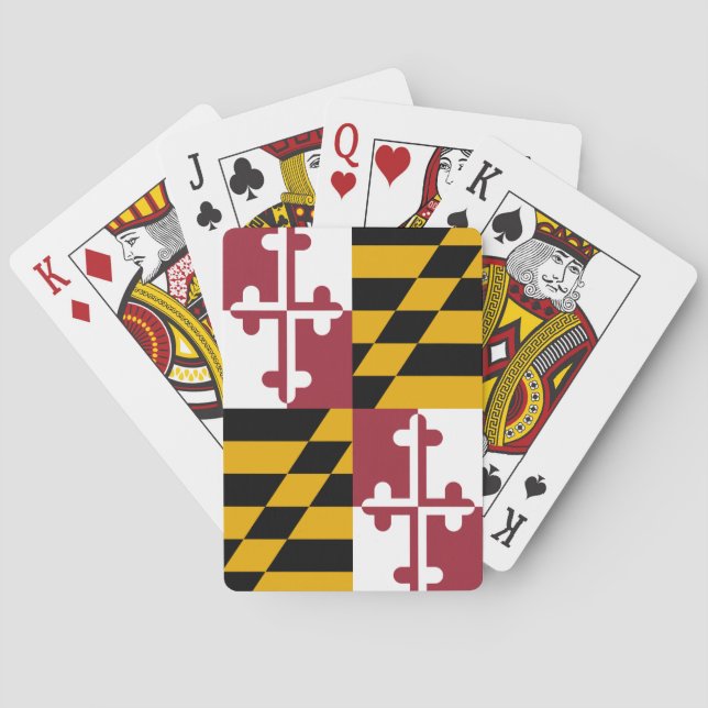 State Flag of Maryland Poker Cards (Back)