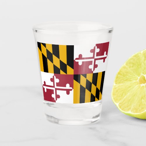 State Flag of Maryland Shot Glass