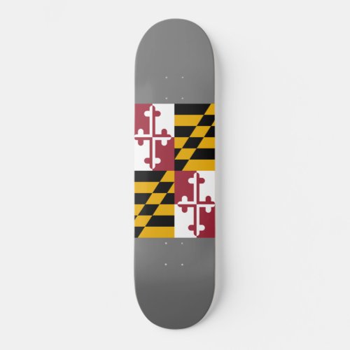 State Flag of Maryland Skateboard