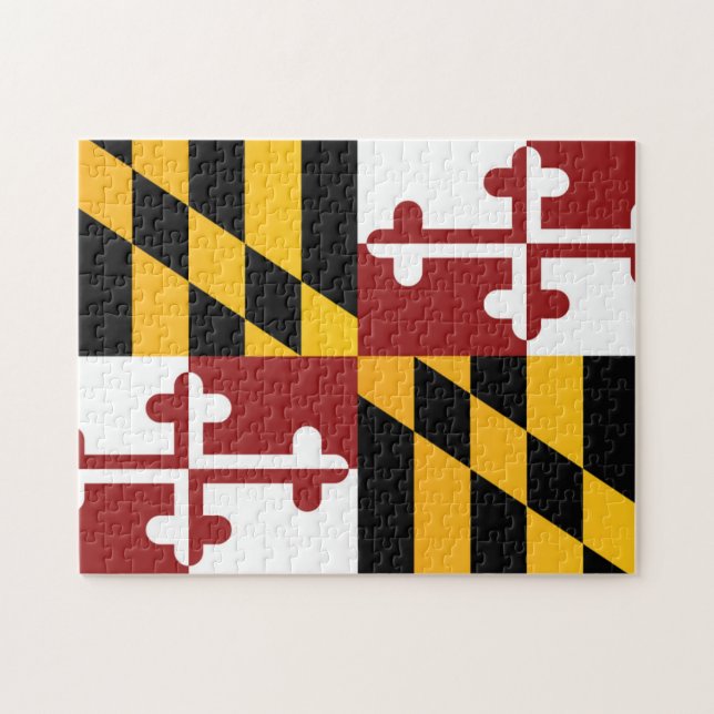 State Flag of Maryland, USA Jigsaw Puzzle (Horizontal)
