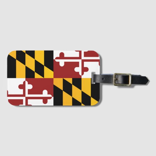 State Flag of Maryland USA Luggage Tag