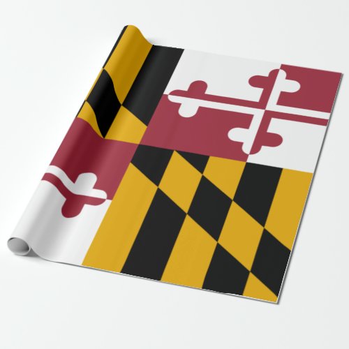 State Flag of Maryland Wrapping Paper
