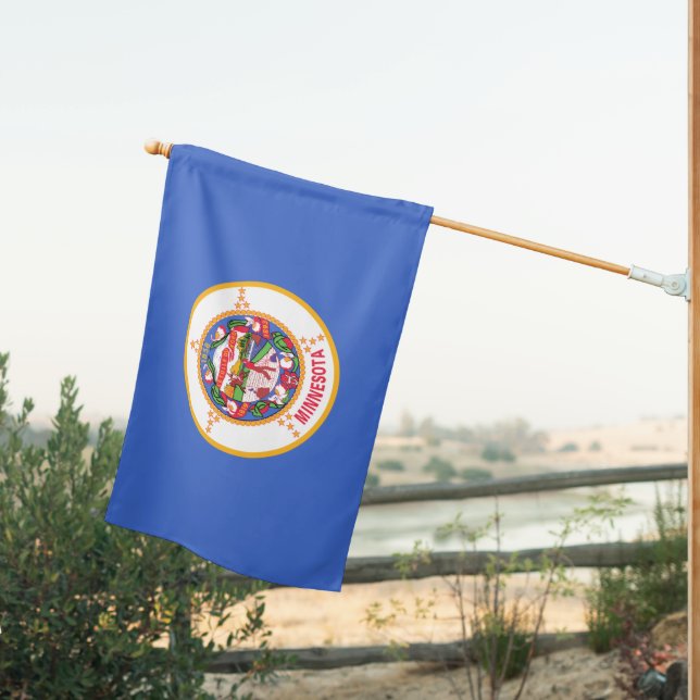 State Flag of Minnesota (Insitu (Back))