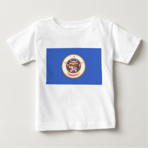 State Flag of Minnesota Baby T-Shirt