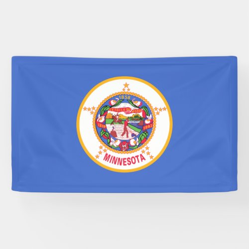 State Flag of Minnesota Banner